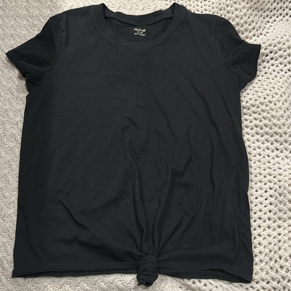 MADEWELL WOMENS XS 100%COTTONClassic Black T-Shirt - Picture 2 of 9
